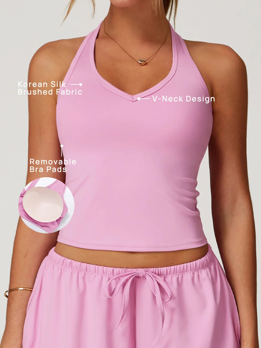 Pastel V-Neck Tank-1