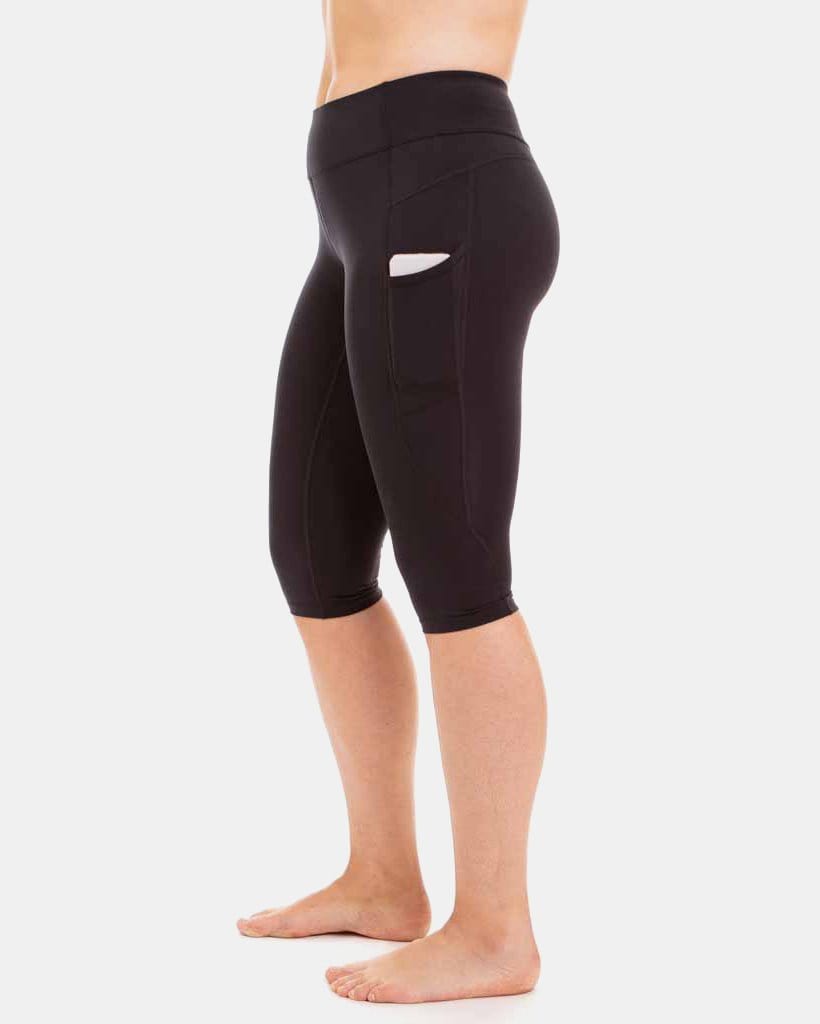 Mid-rise Pocketed Crop Legging