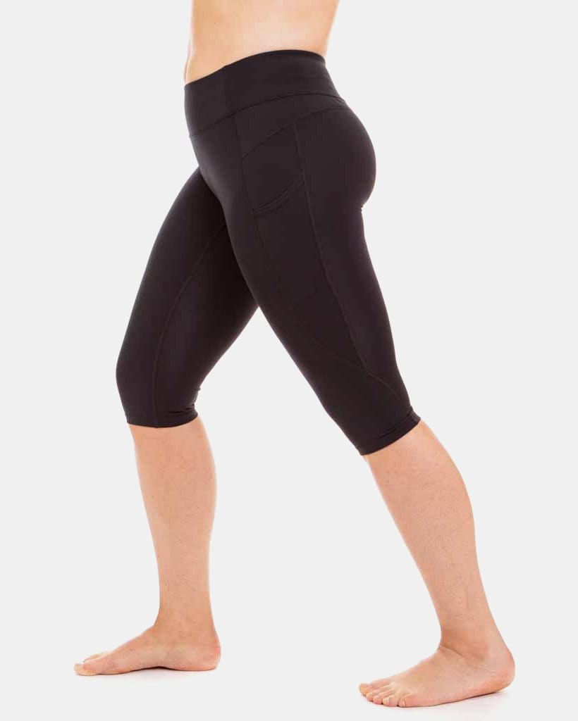 Mid-rise Pocketed Crop Legging