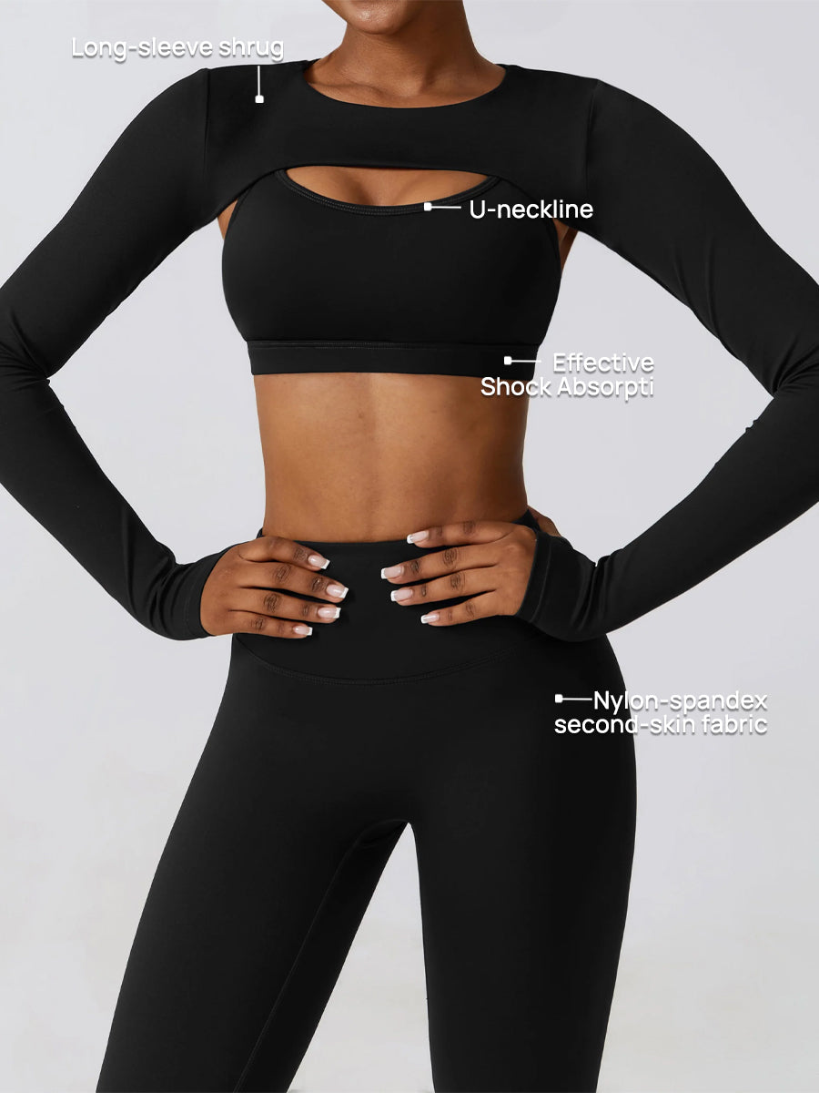 Hot Set: Shrug, Bra and Leggings-1