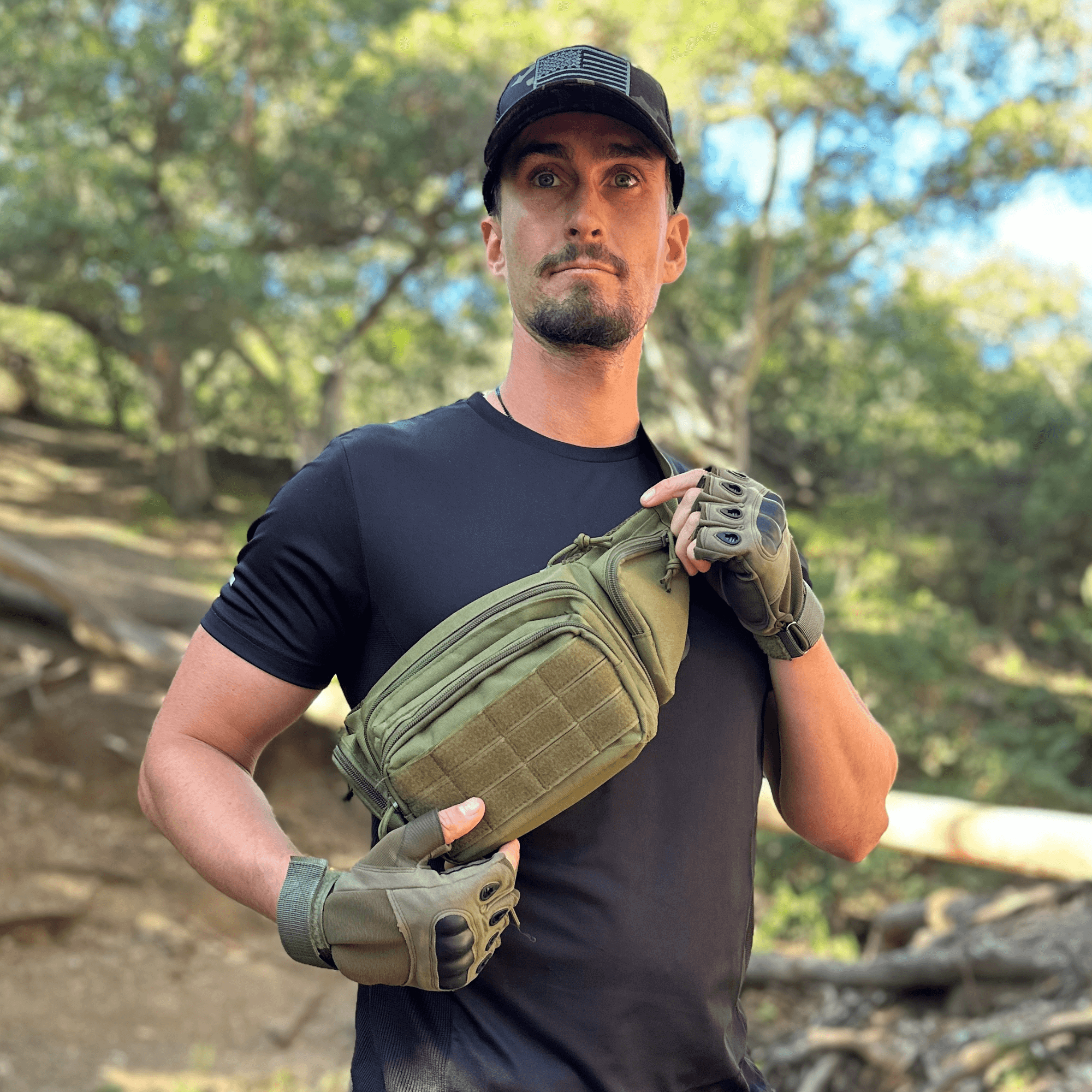 Fingerless Tactical Grip Gloves