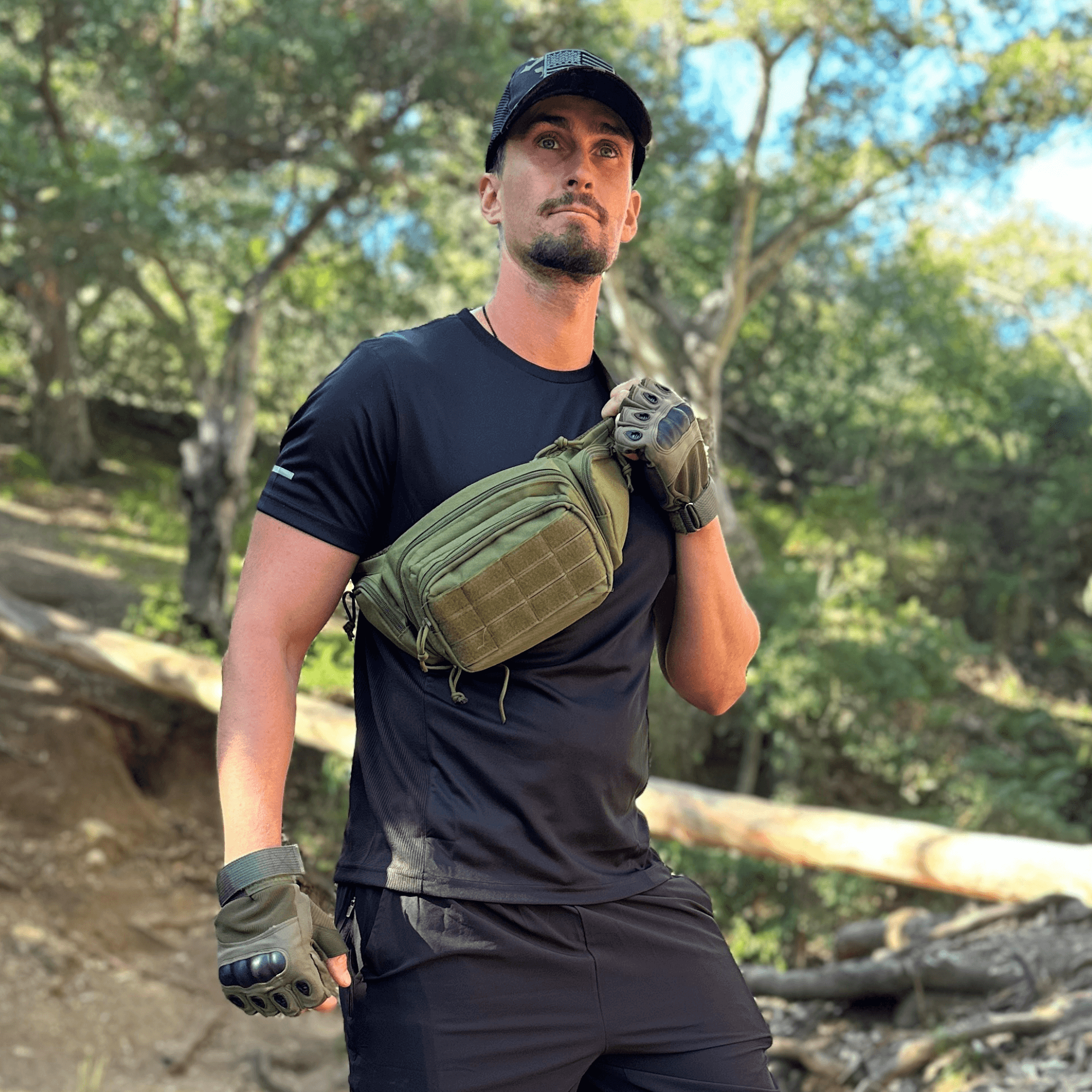 Fingerless Tactical Grip Gloves