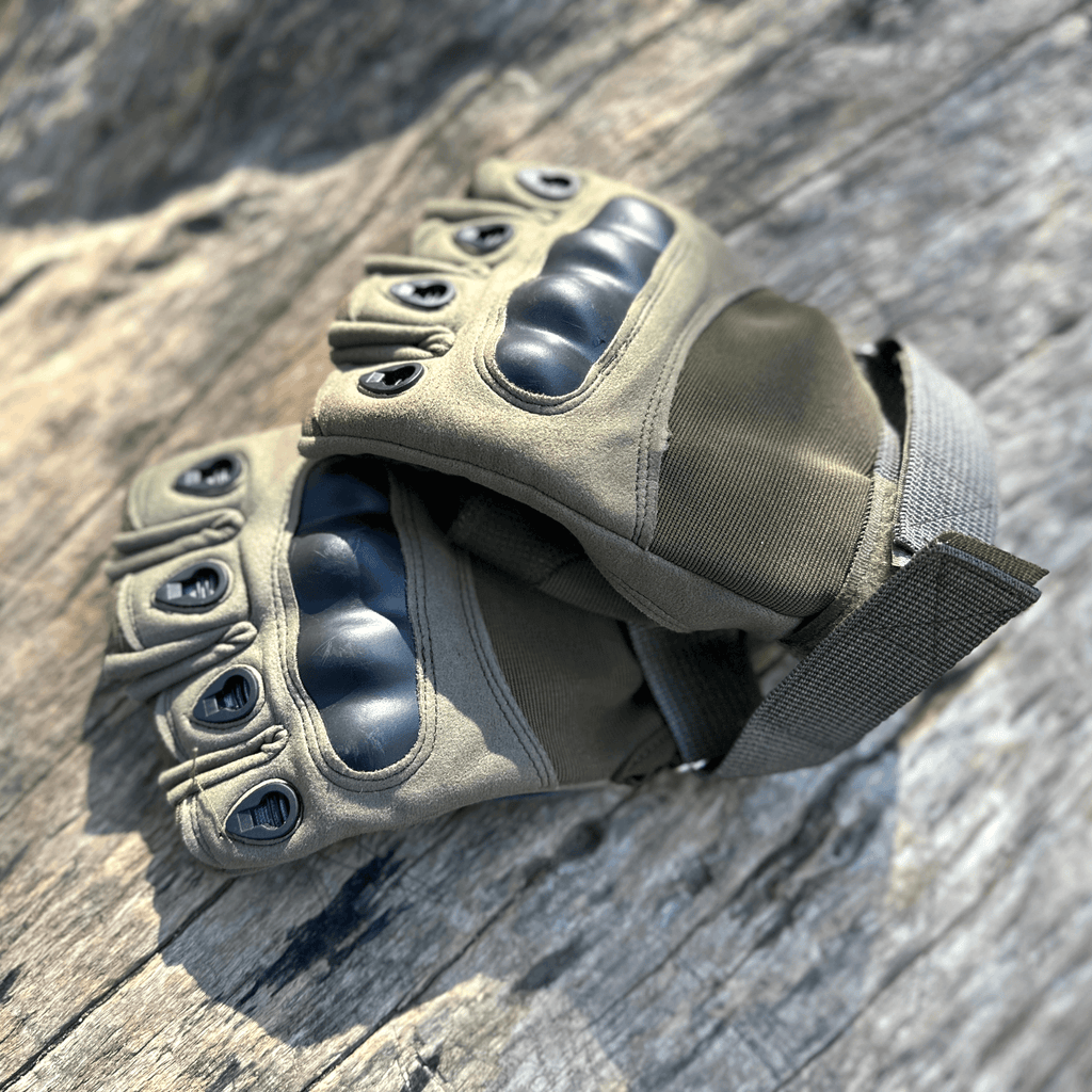 Fingerless Tactical Grip Gloves