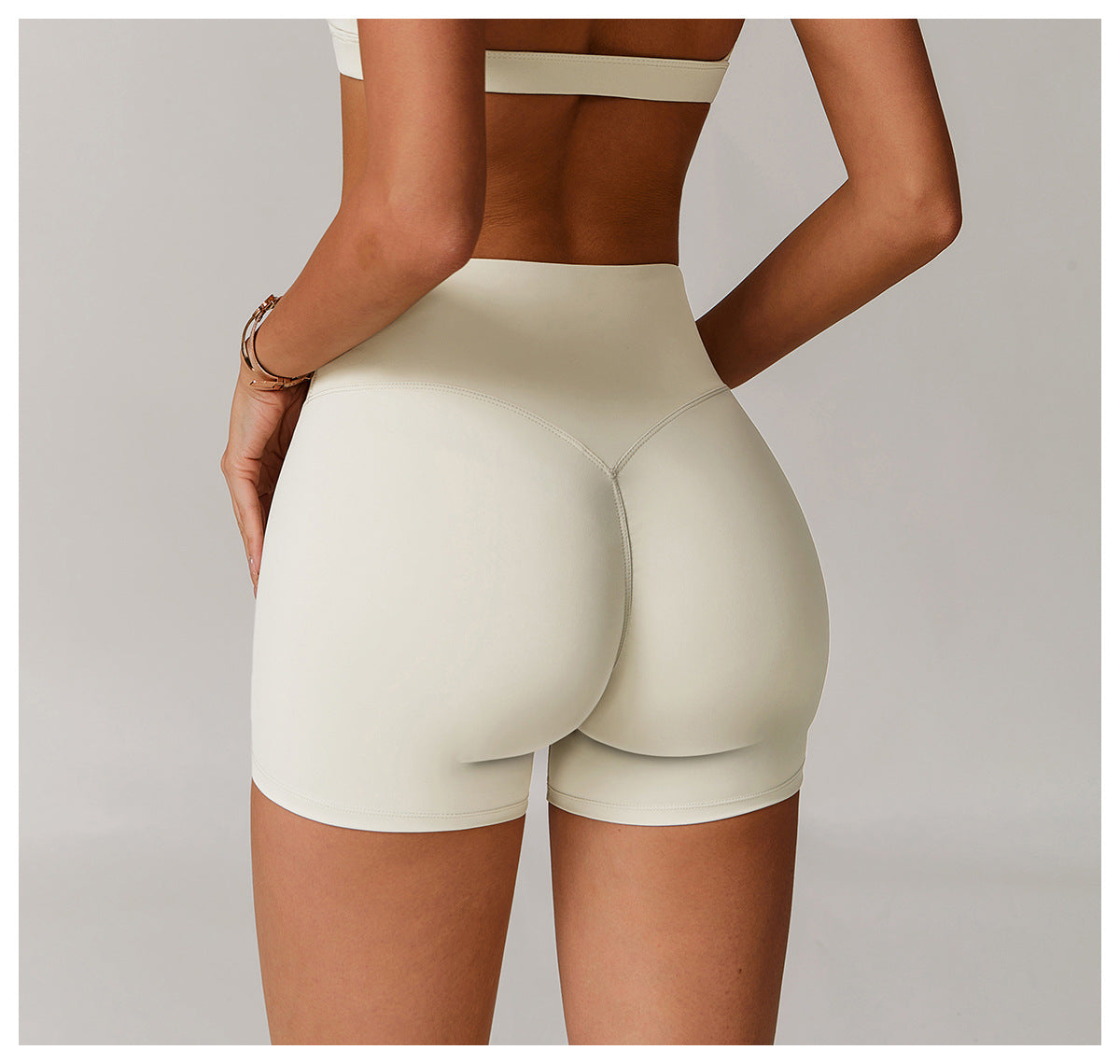 High-Waist Sculpting Yoga Shorts-1