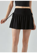 Drawstring Tennis Skirt-5