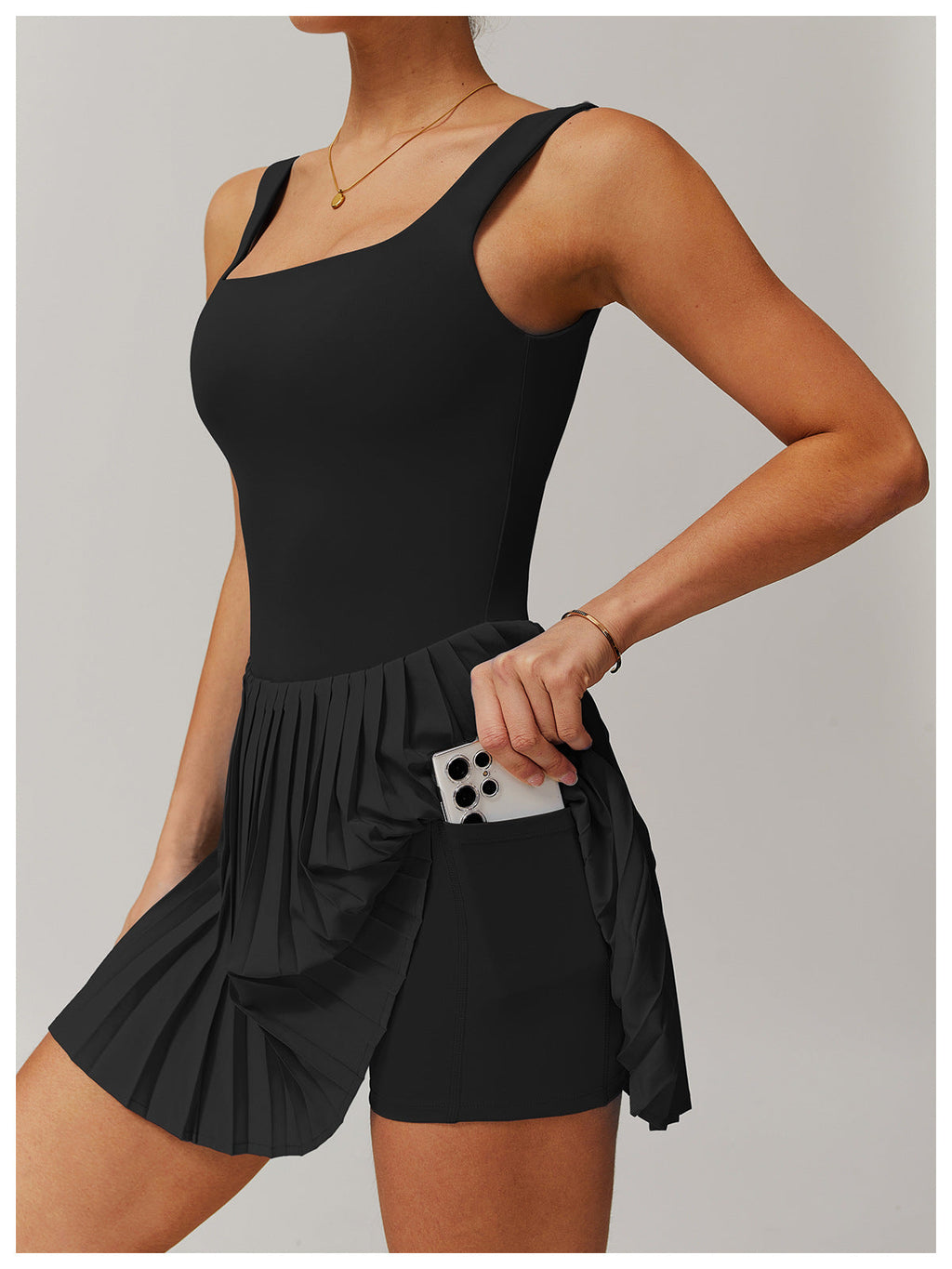 Pleated Tennis Dress-3
