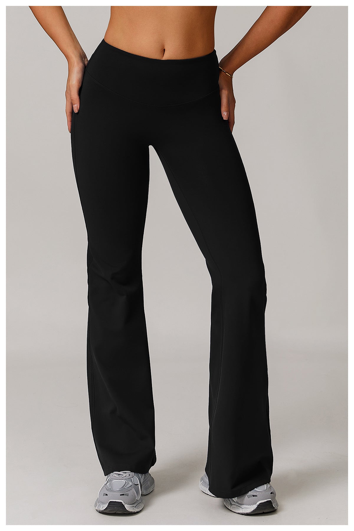 Fitted Flared Yoga Pants-7