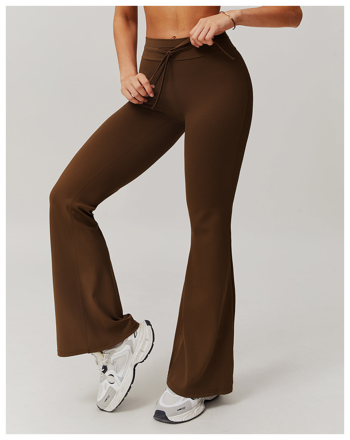 High-Waist Lift Flared Yoga Pants-5