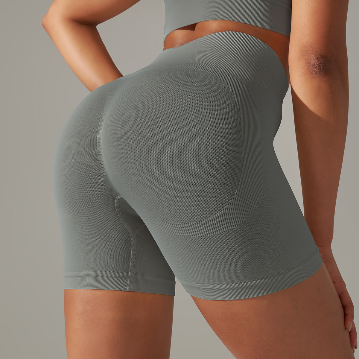 Sculpting High Waist Shorts-8