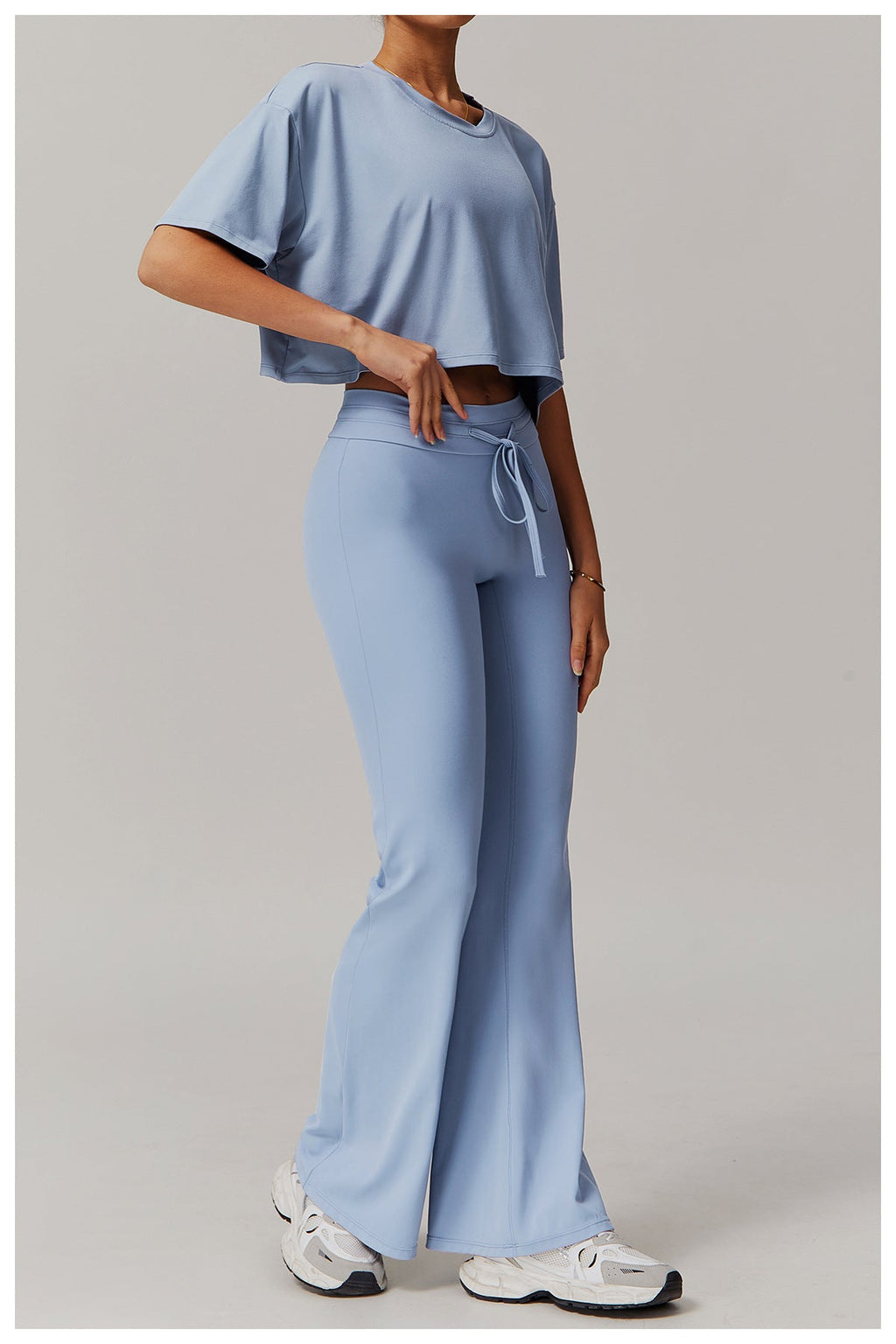 High-Waist Lift Flared Yoga Pants-1