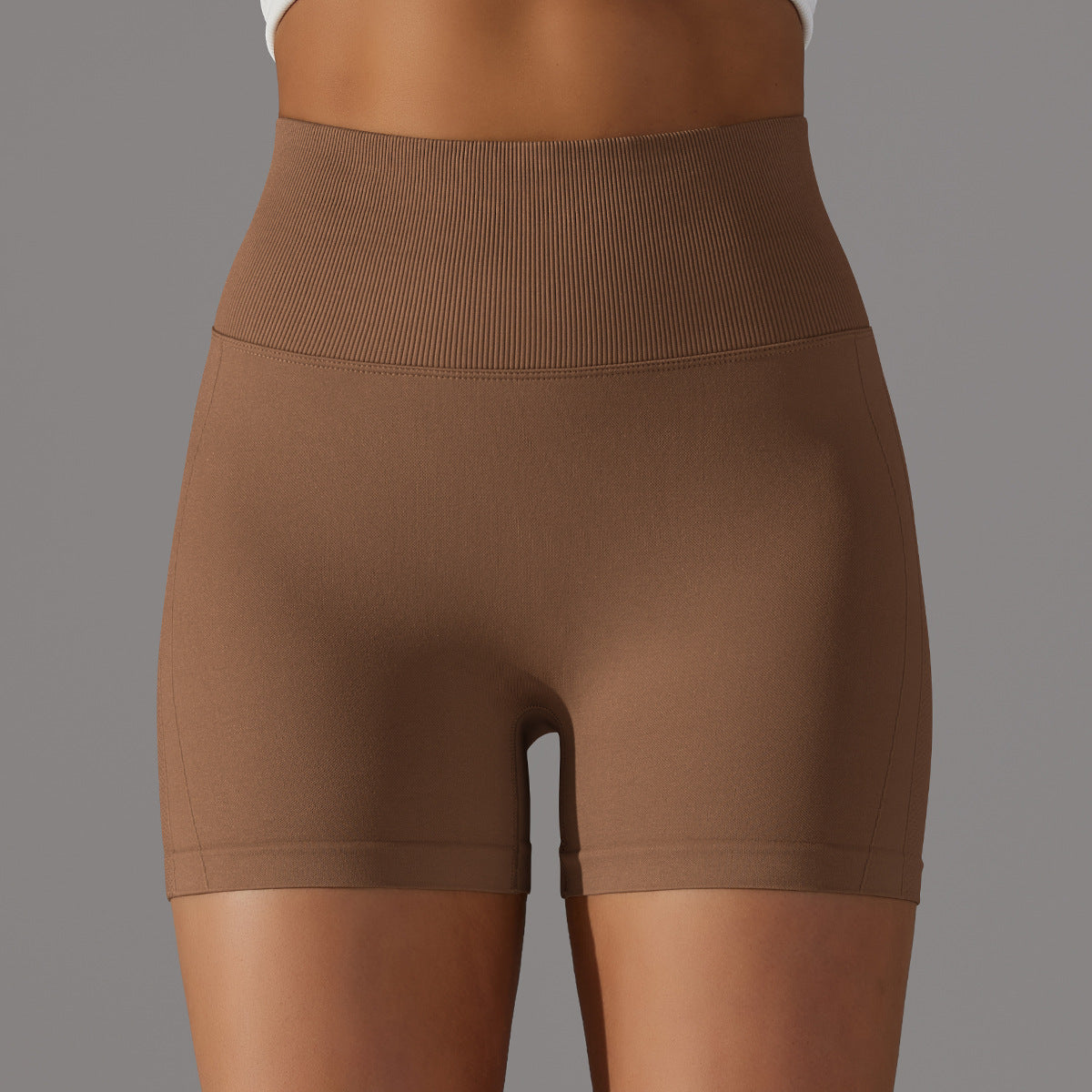 High Waist Scrunch Bum Shorts-1