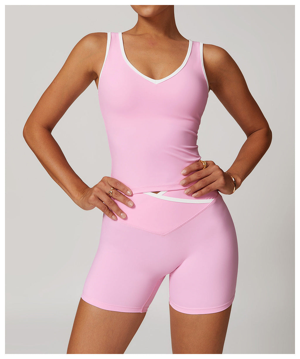 Colorblock Barely-There Tank-0