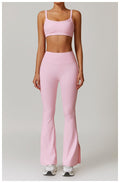 Sculpting High-Waist Flared Yoga Pants-0