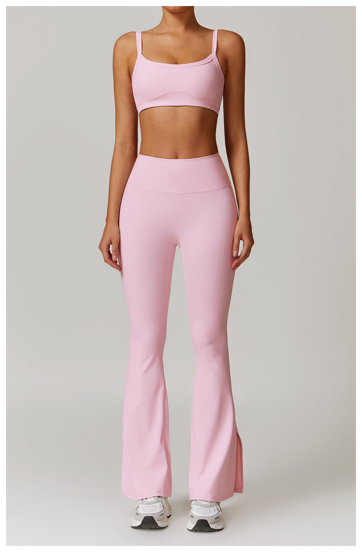 Sculpting High-Waist Flared Yoga Pants-0