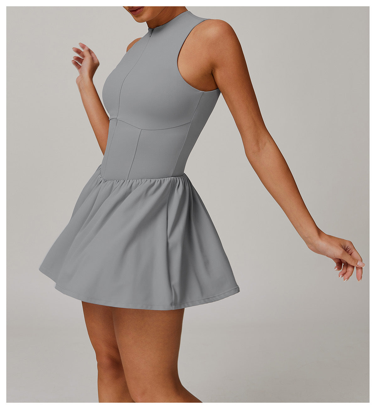 High Neck Tennis Dress-4