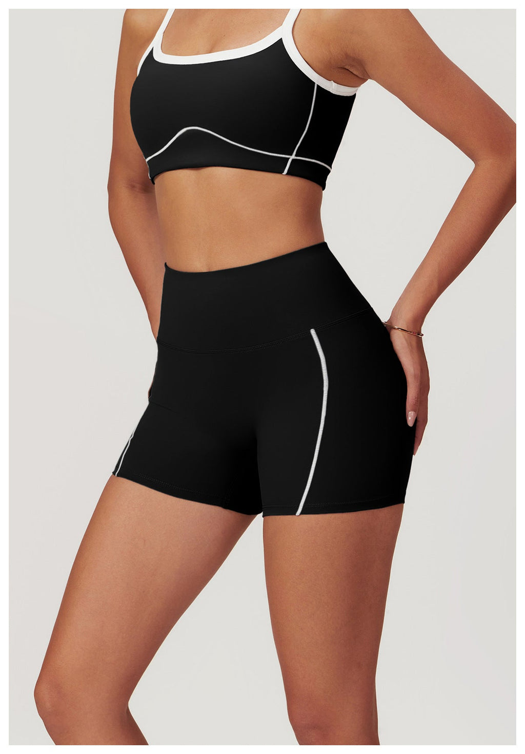 Muse High-Waist Workout Shorts-4