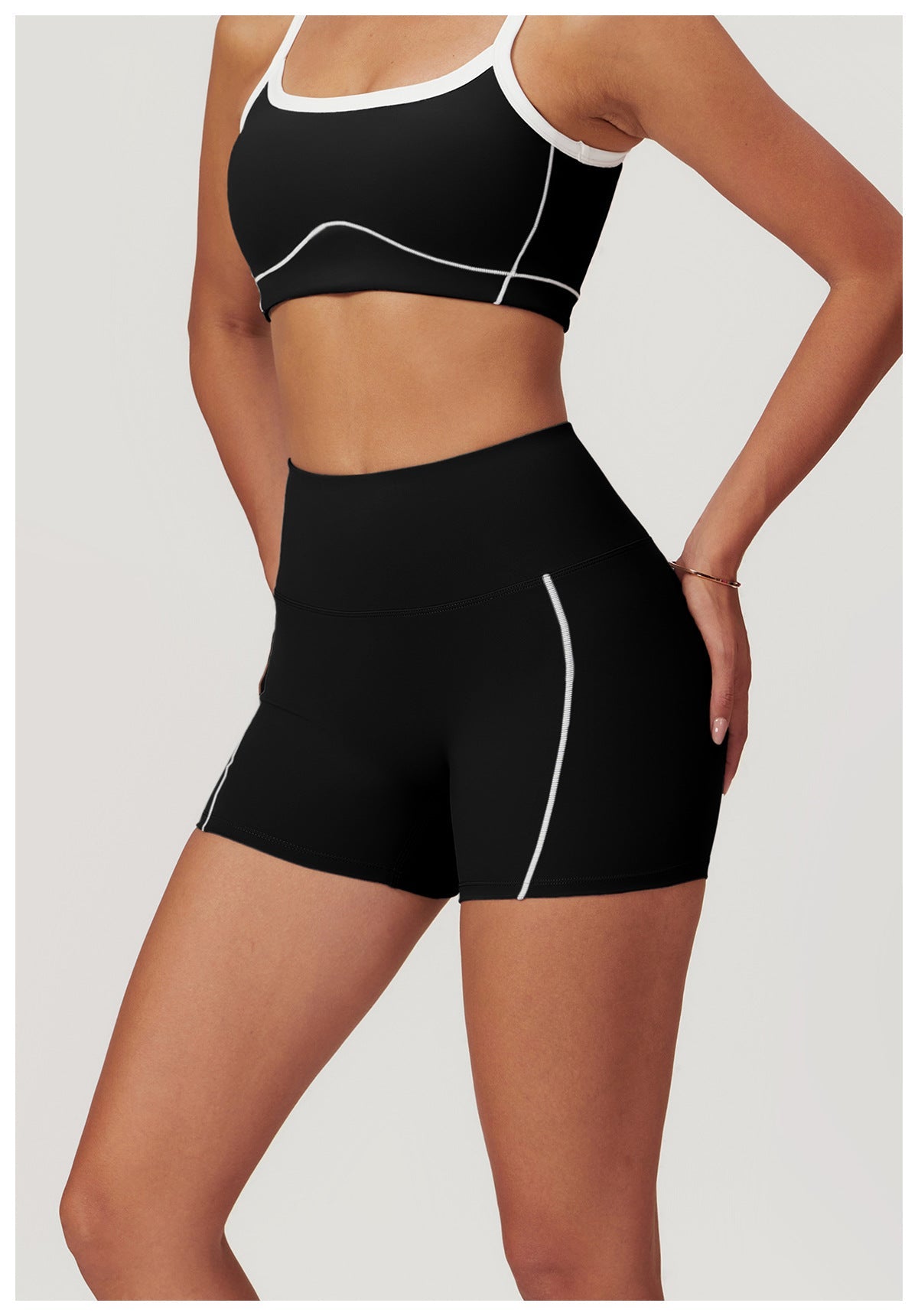 Muse High-Waist Workout Shorts-4