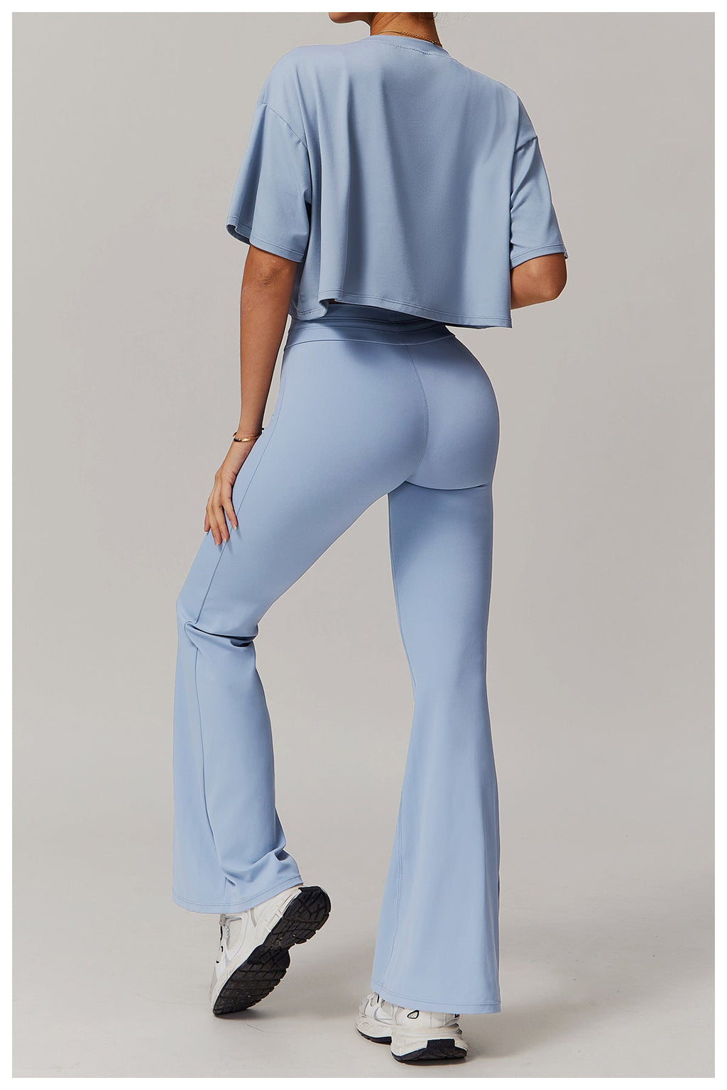 High-Waist Lift Flared Yoga Pants-2