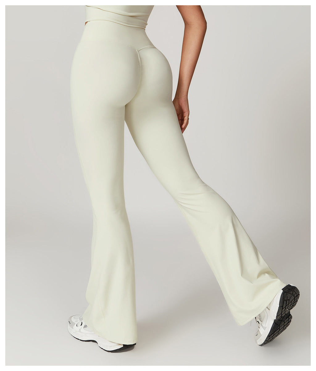 Eco-Chic Crossover Flared Pants-2