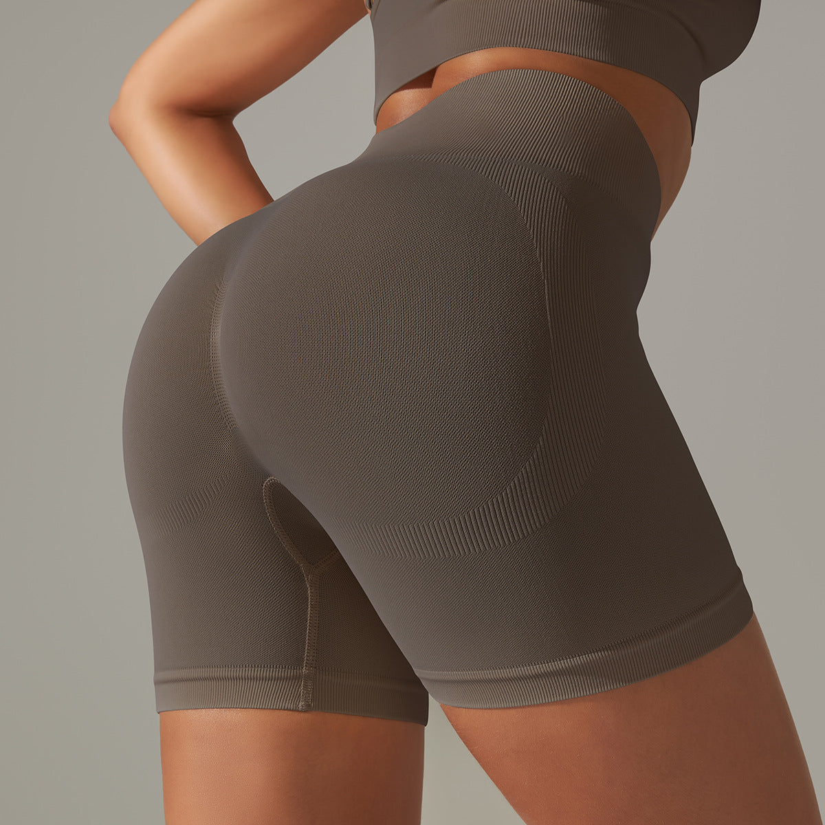 Sculpting High Waist Shorts-0