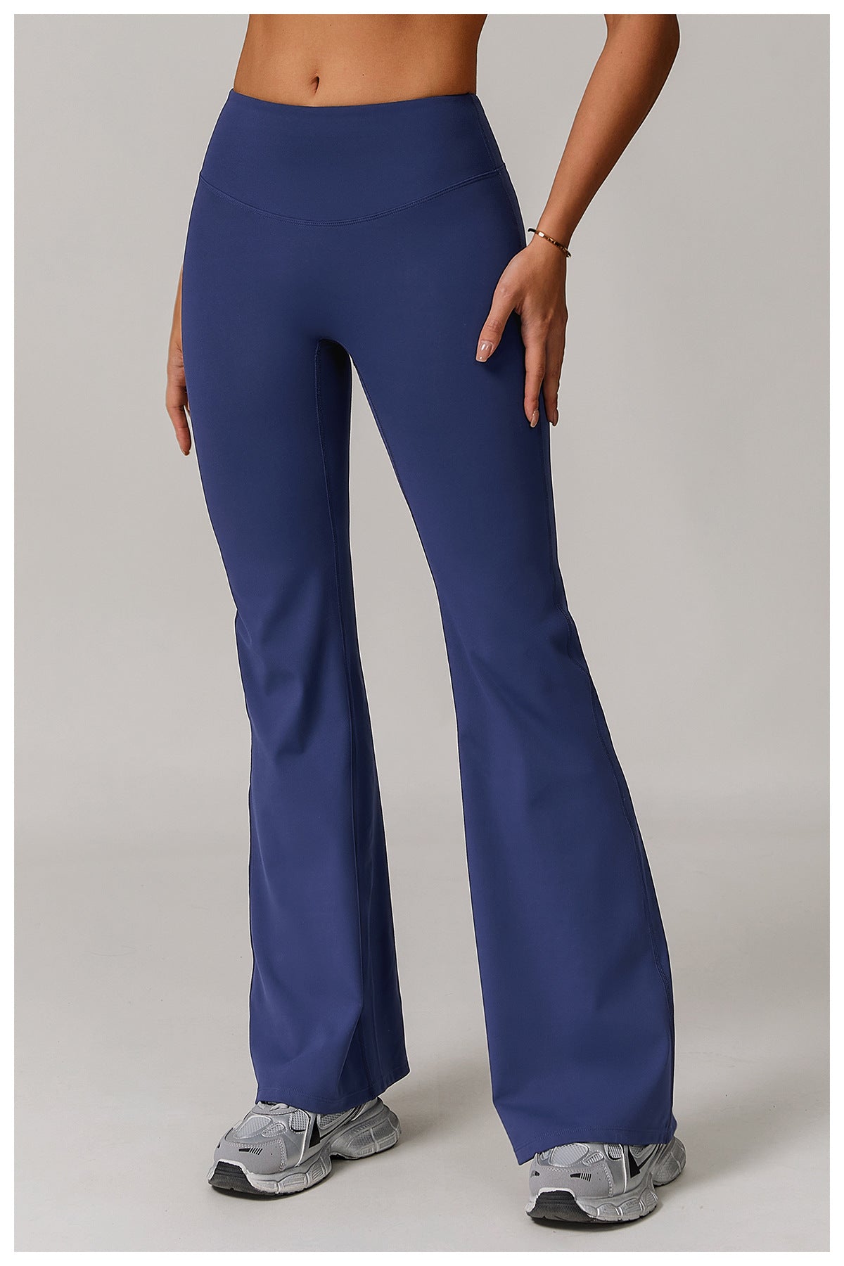 Fitted Flared Yoga Pants-8