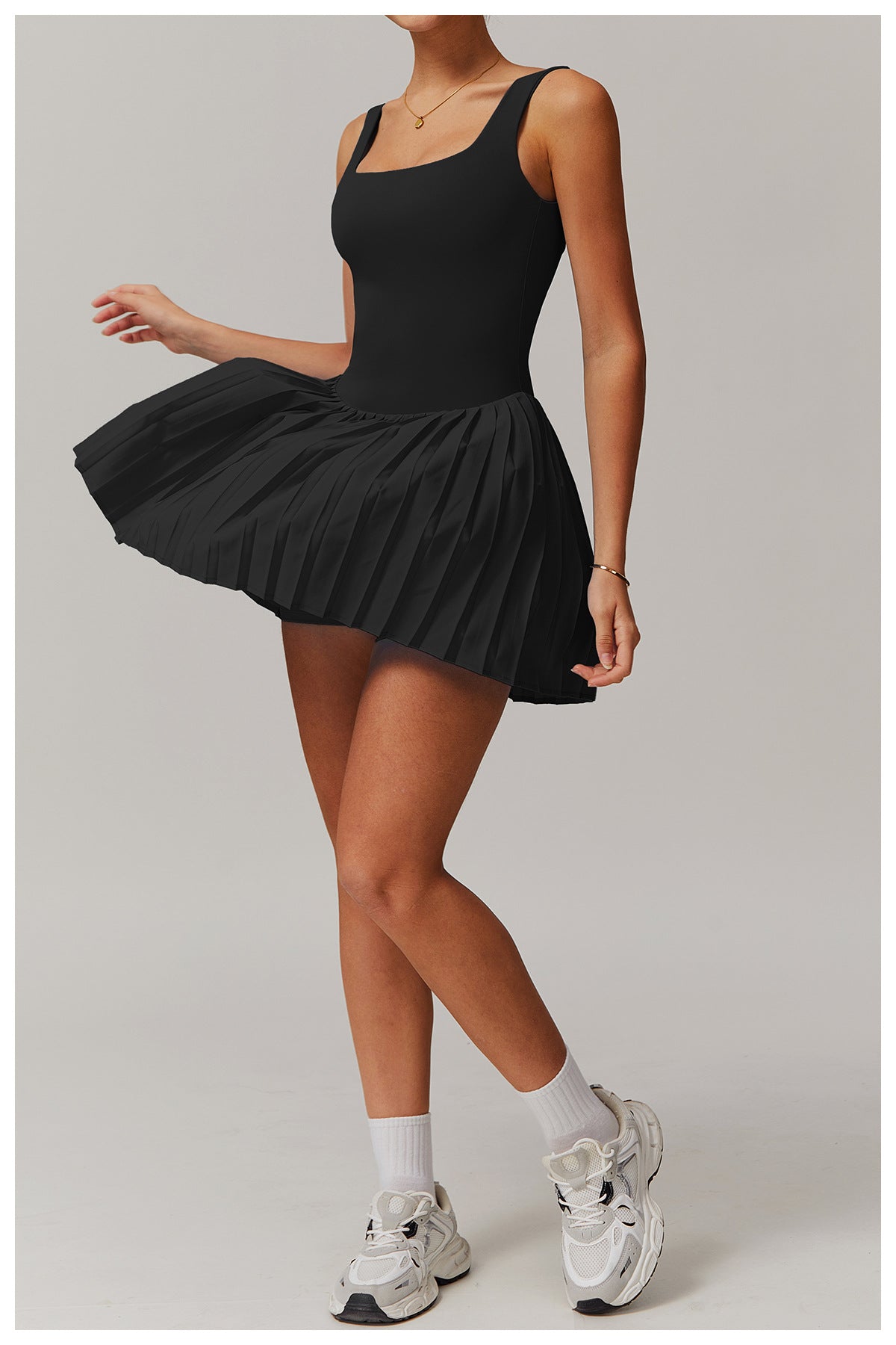 Pleated Tennis Dress-0