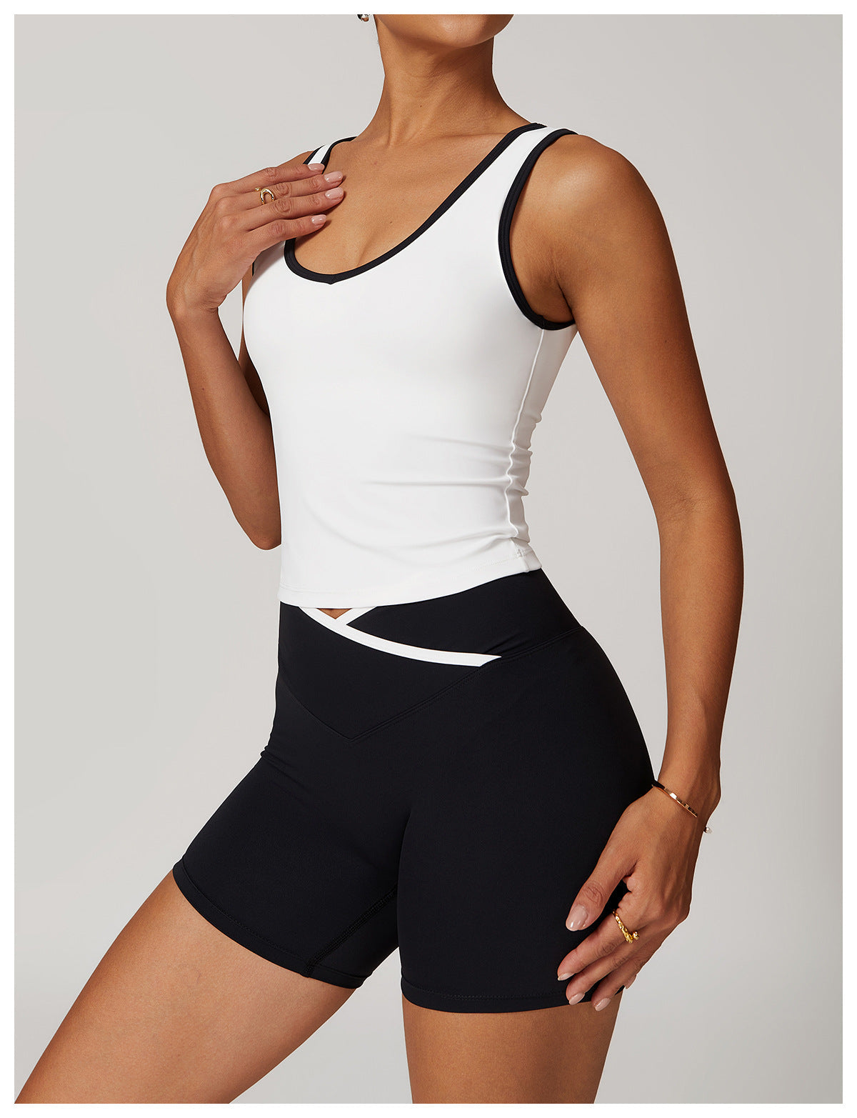 Colorblock Barely-There Tank-5