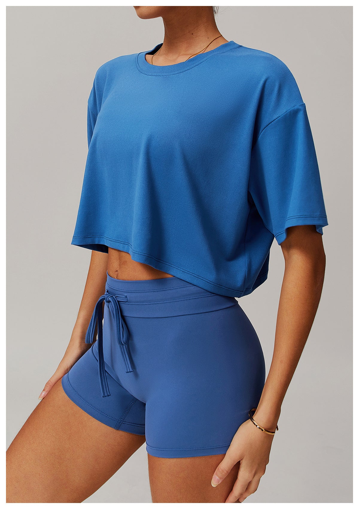 Loose Fit Cropped T-Shirt-4