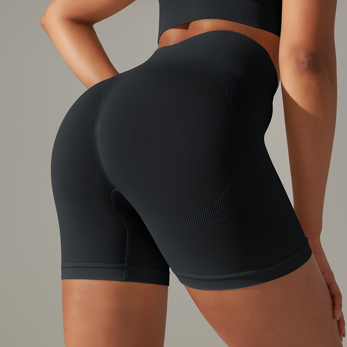 Sculpting High Waist Shorts-3