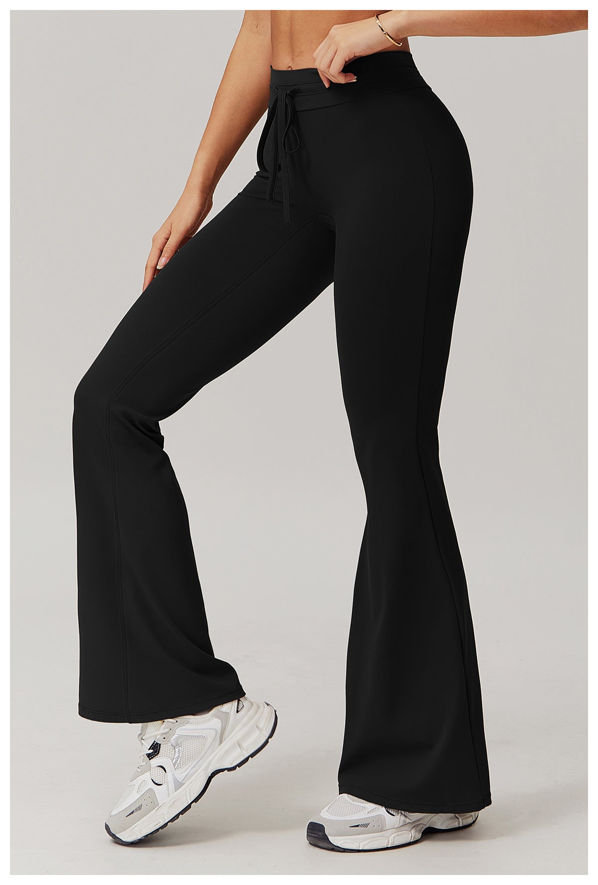High-Waist Lift Flared Yoga Pants-6