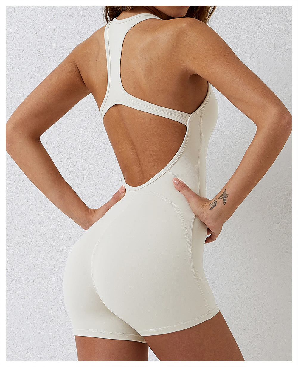 Sleeveless Onesie - Short-3