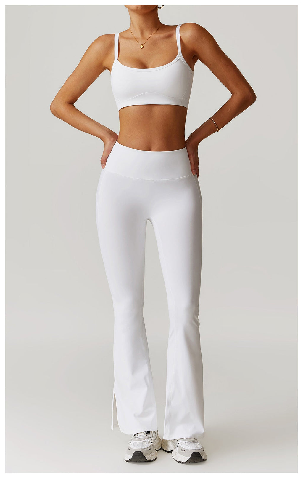Sculpting High-Waist Flared Yoga Pants-6