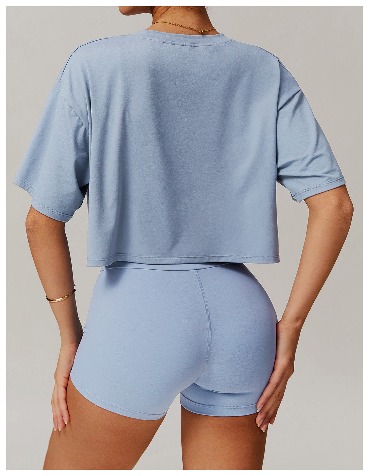 Loose Fit Cropped T-Shirt-1