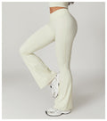 Eco-Chic Crossover Flared Pants-1