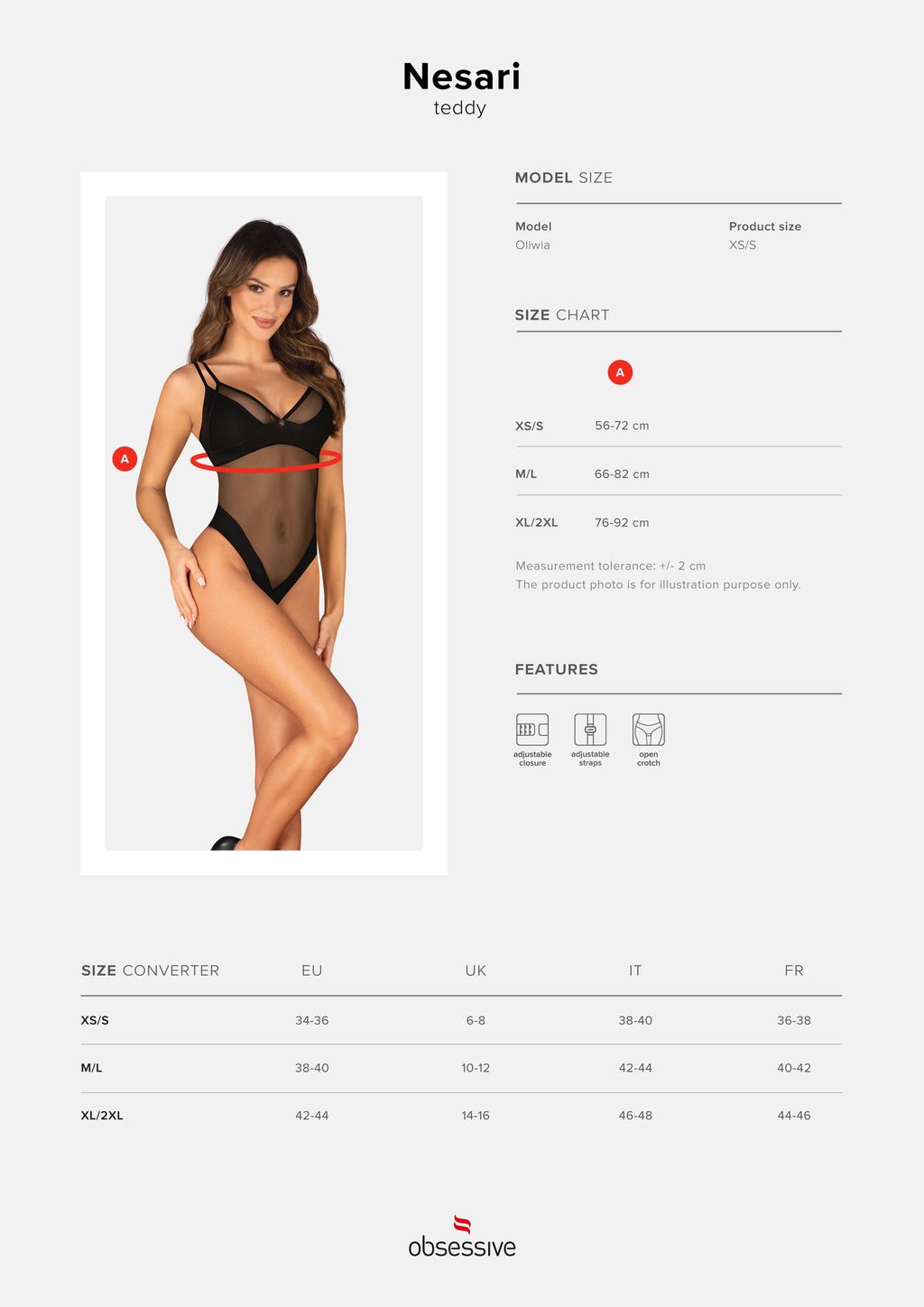Crotchless Mesh Black Teddy: Ultimate Allure