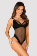 Crotchless Mesh Black Teddy: Ultimate Allure