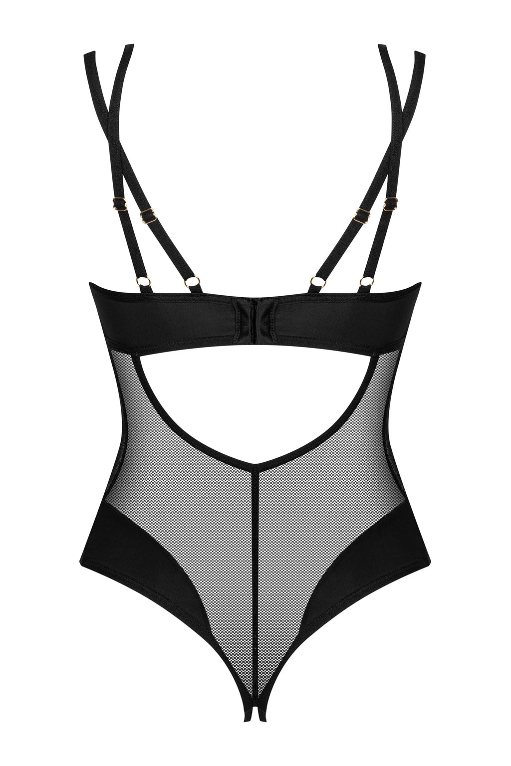 Crotchless Mesh Black Teddy: Ultimate Allure