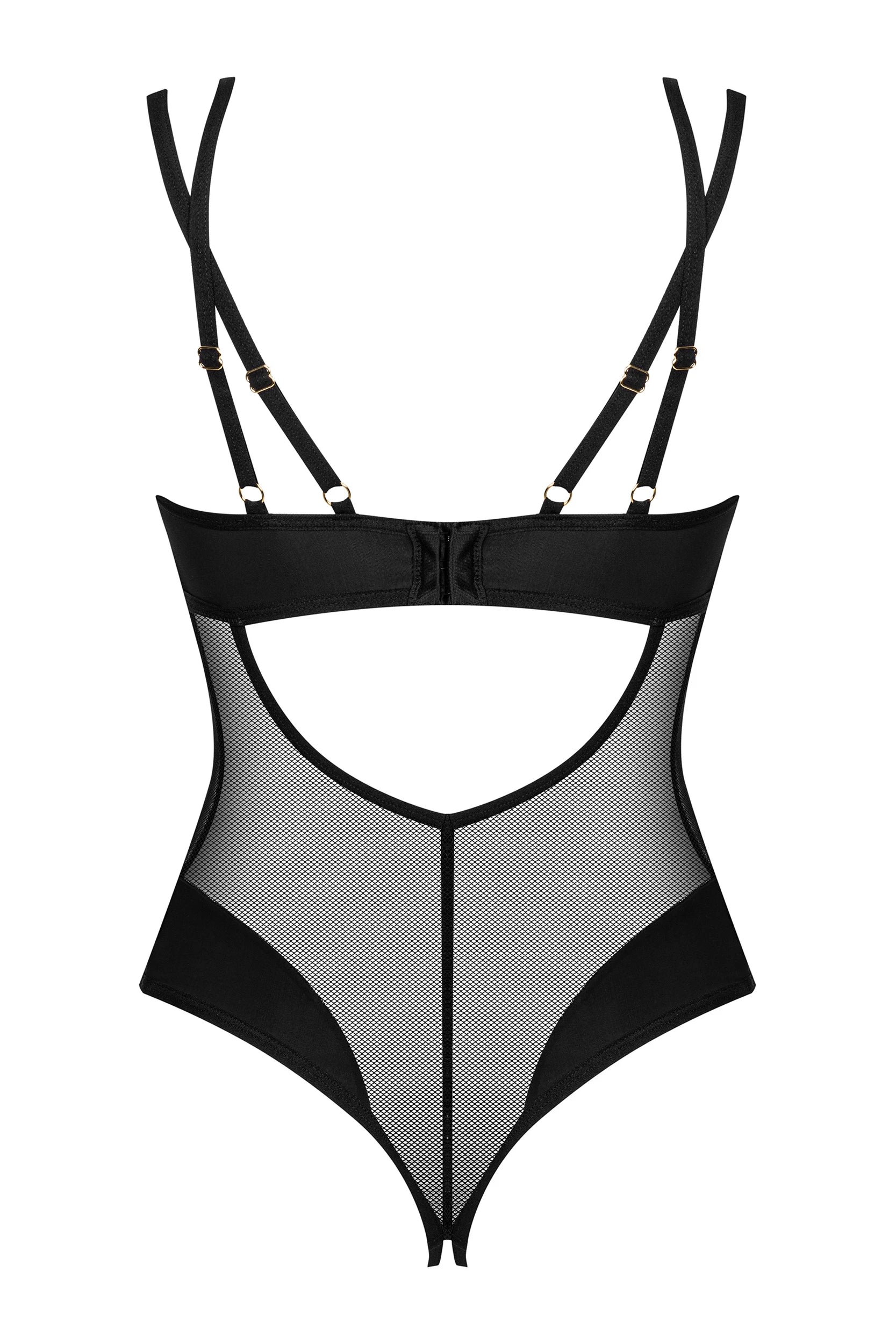 Crotchless Mesh Black Teddy: Ultimate Allure