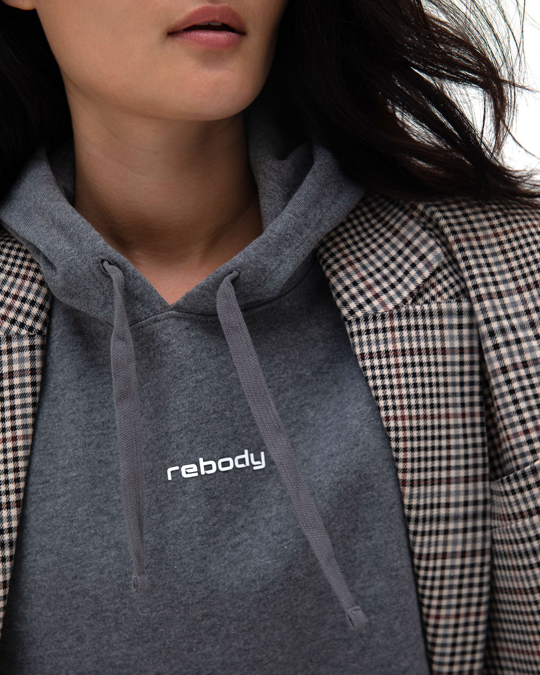 Logo Fleece Crop Hoodie