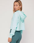 French Terry Crop Hoodie