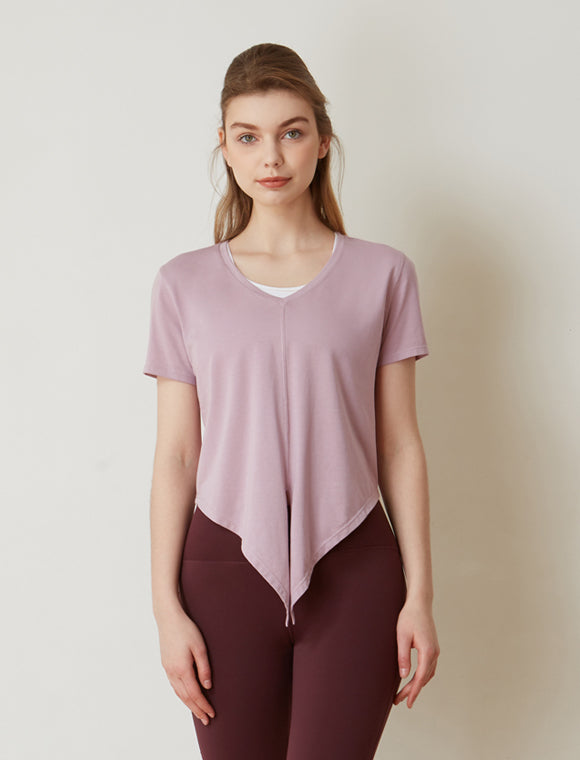 Knot Your Race V Neck Short Sleeve