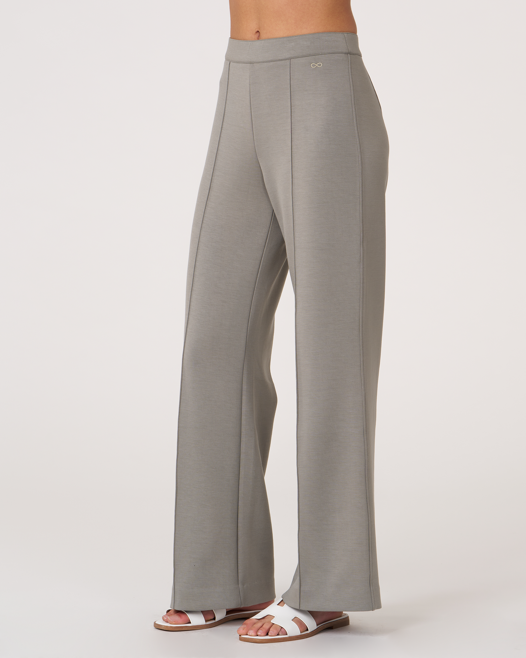 Madison Pintuck Wide Leg Scuba Pant 30"