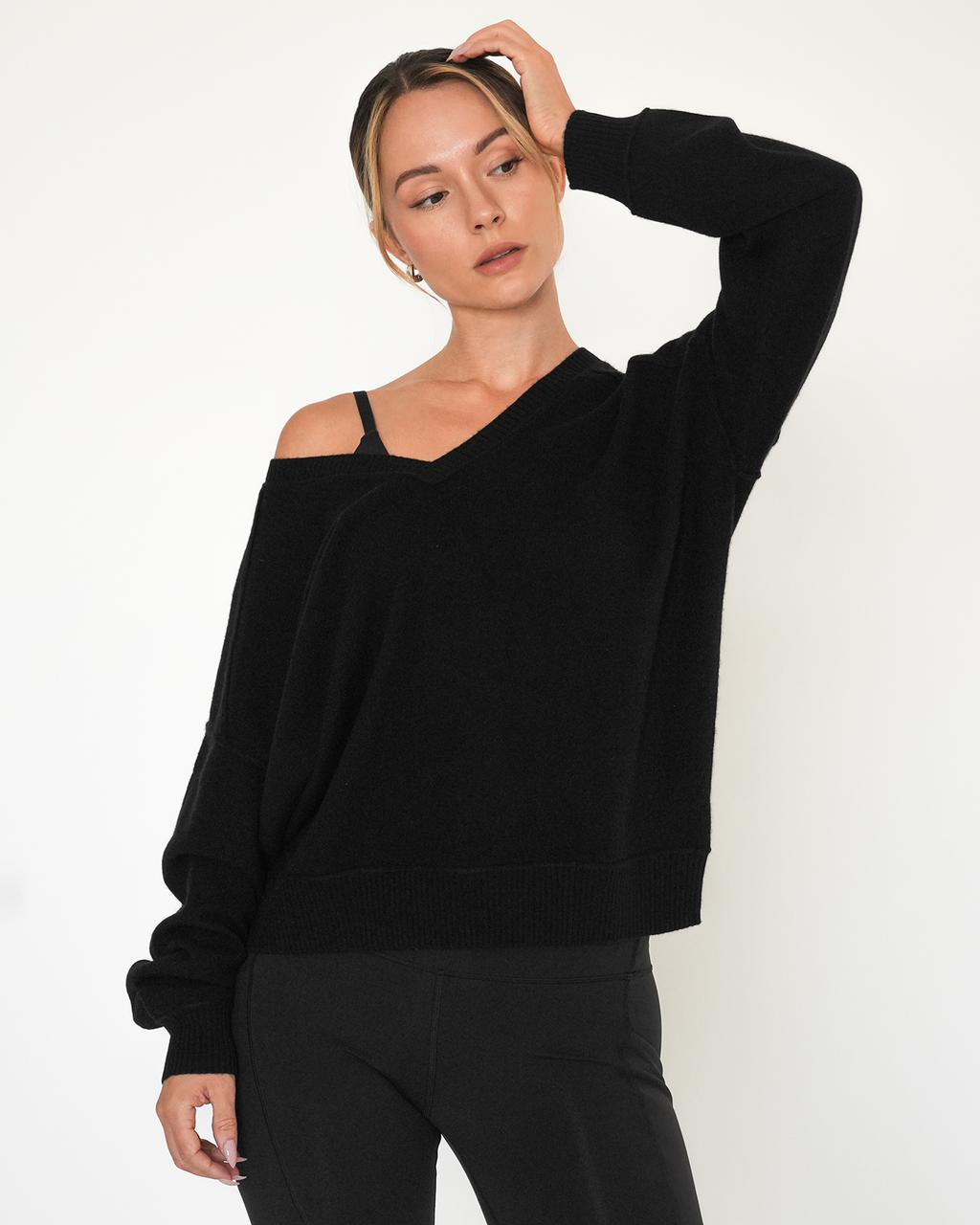 Nora V Neck Cashmere Sweater