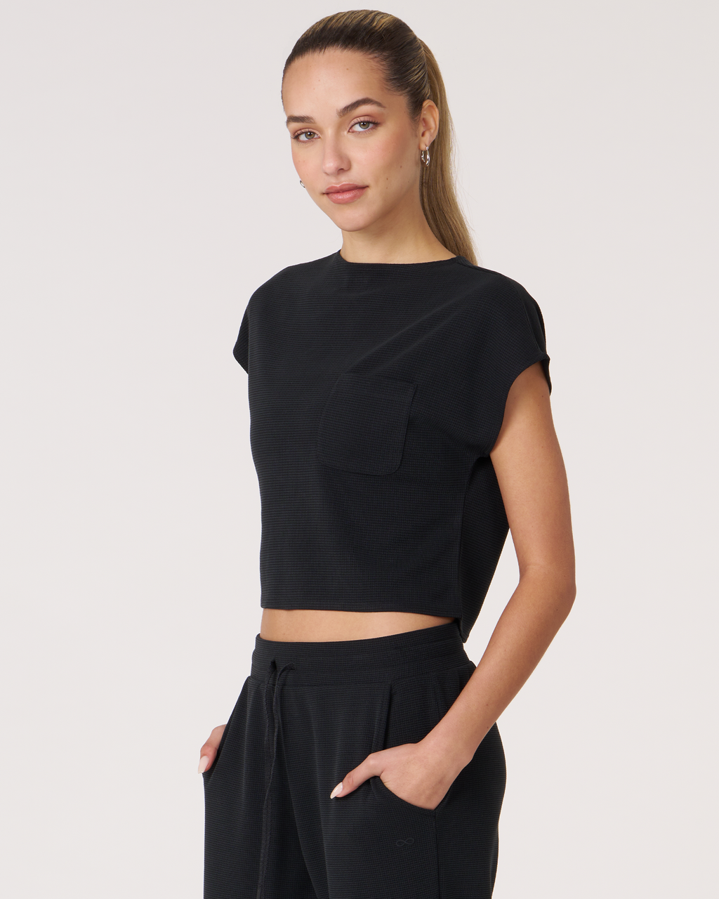 Retreat Pocket Waffle Tee
