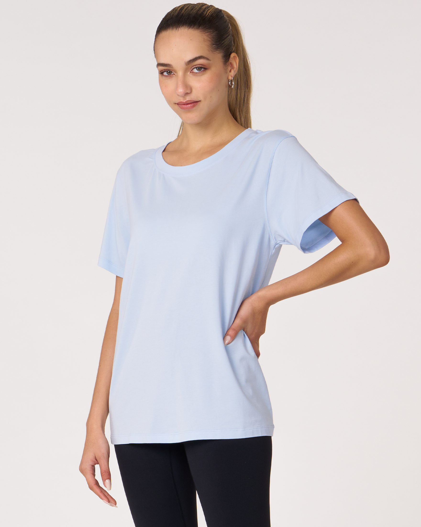 Rebody Essentials Oversized Short Sleeve Top