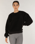Teddy Sherpa Micro-Fleece Lined Sweatshirt