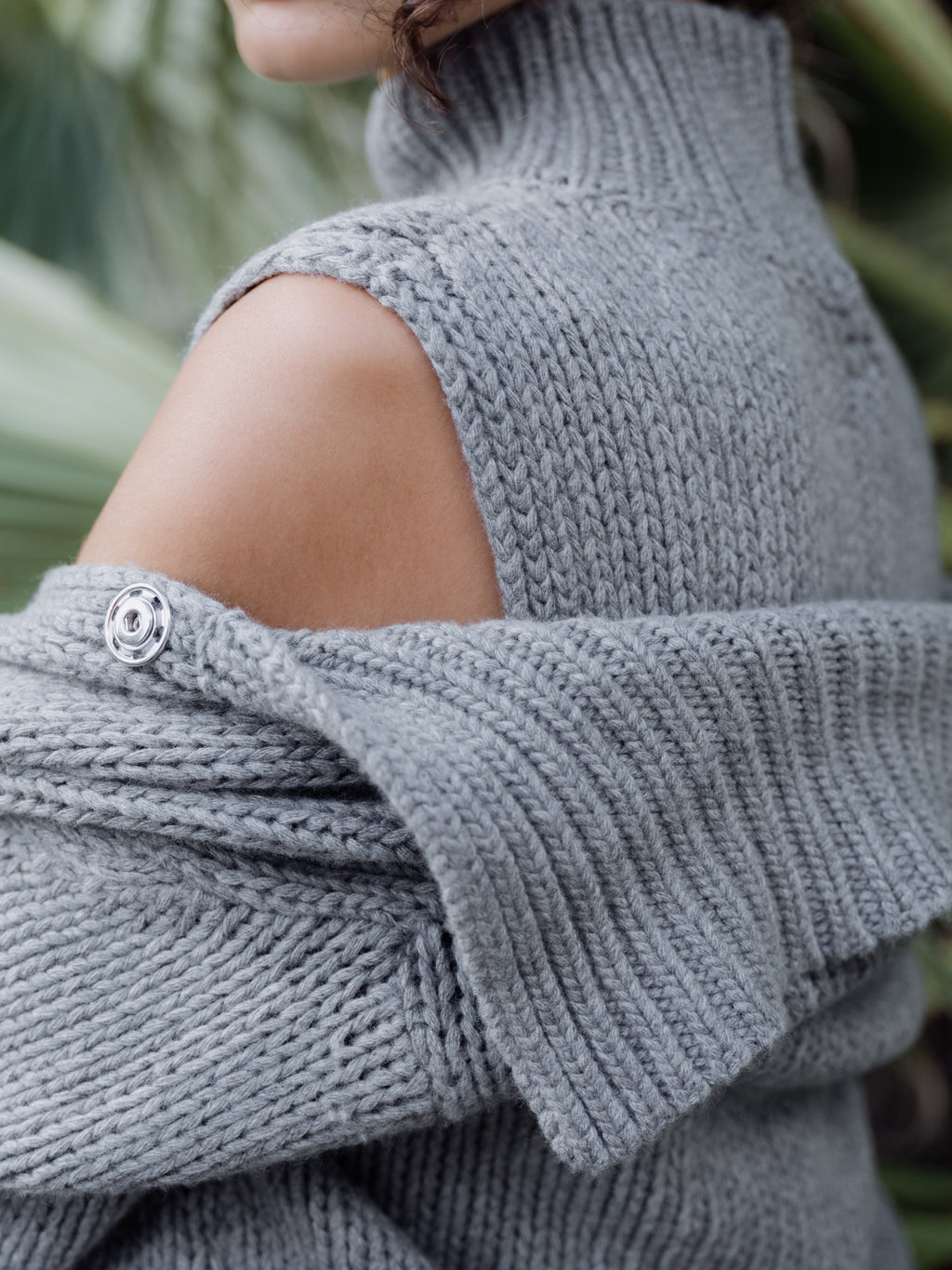 Cashmere-Mix Sleeveless Knit Top