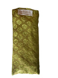 Floral Silk Eye Pillow for Rest in Green — product view