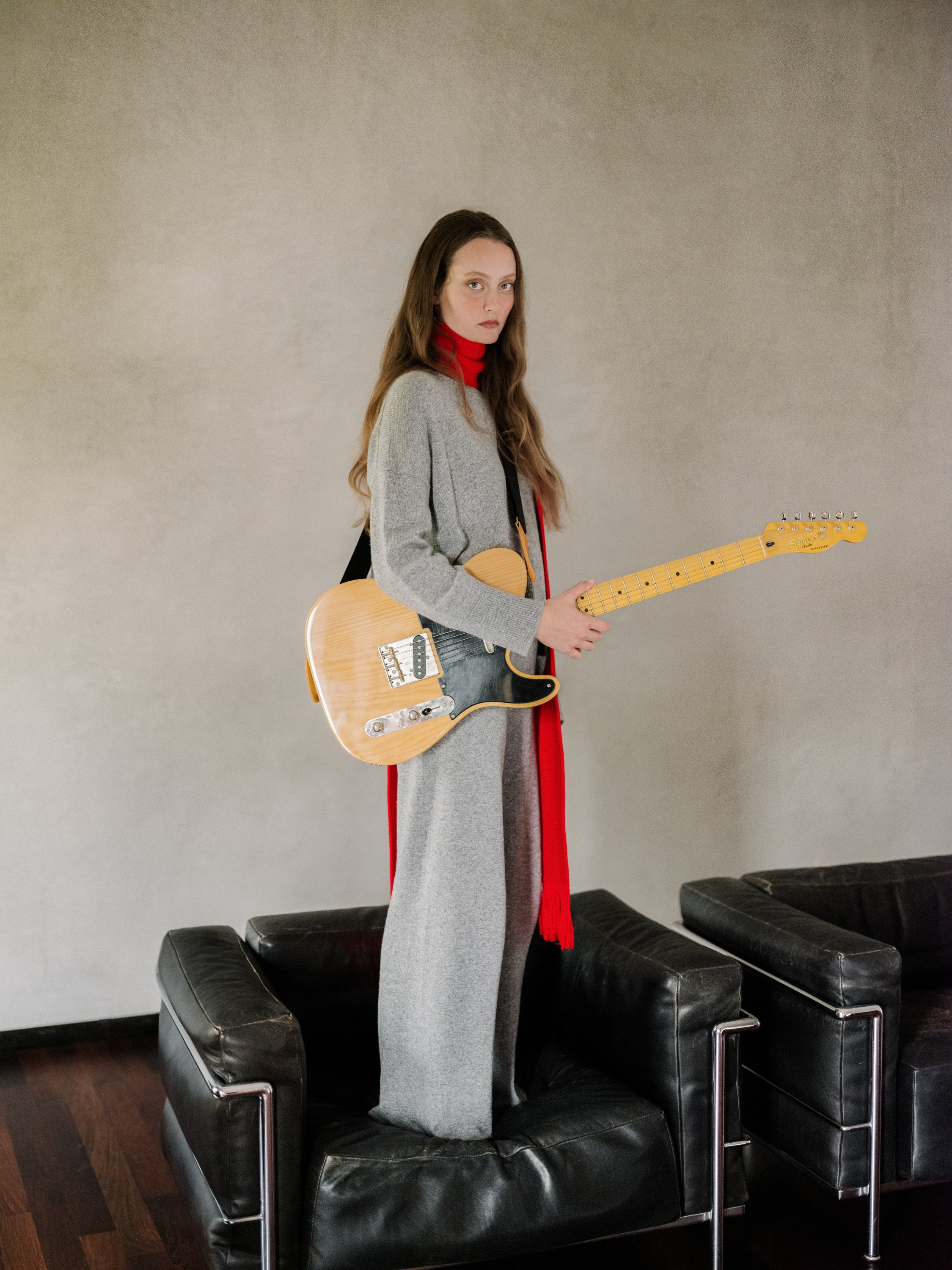 Cashmere Mix Relaxed Crewneck Sweater