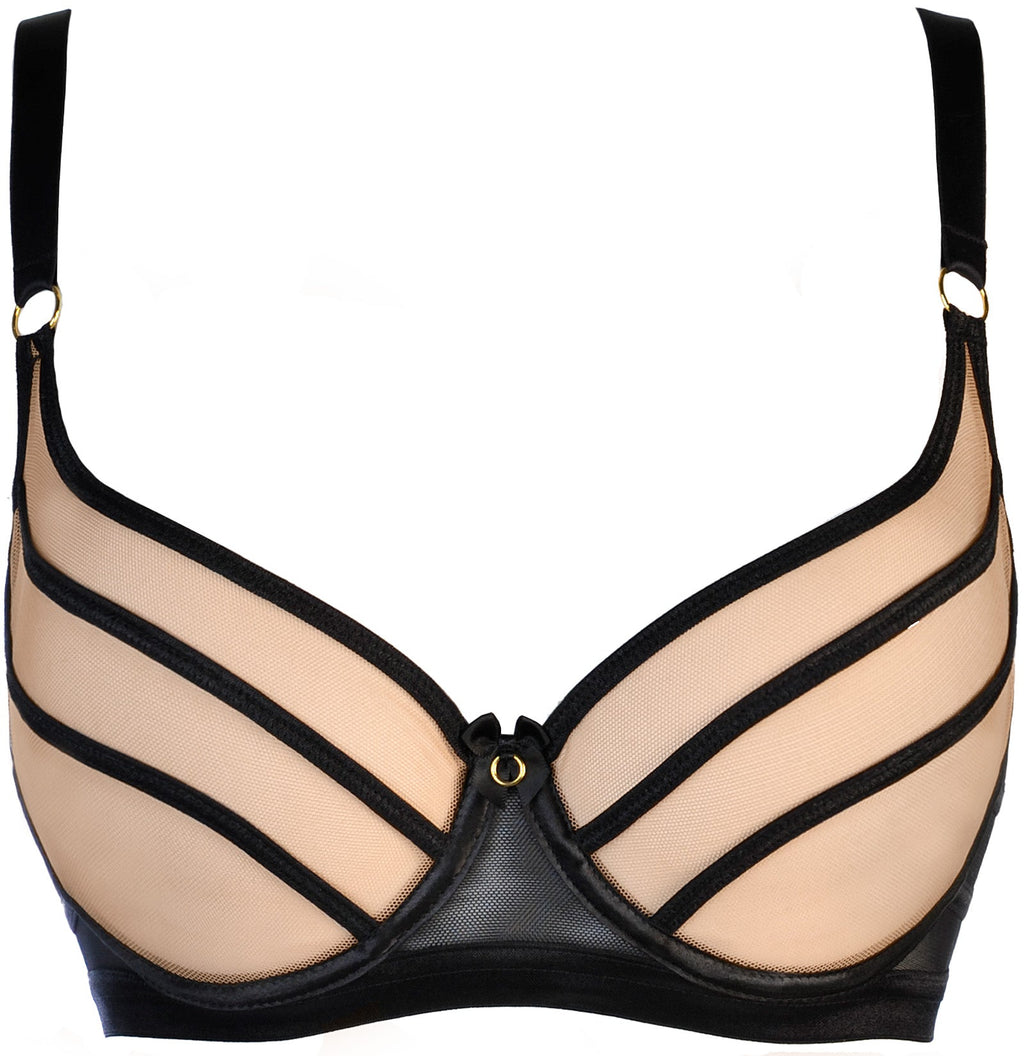 Soft Sheer Mesh Balconette Bra Axami Impression